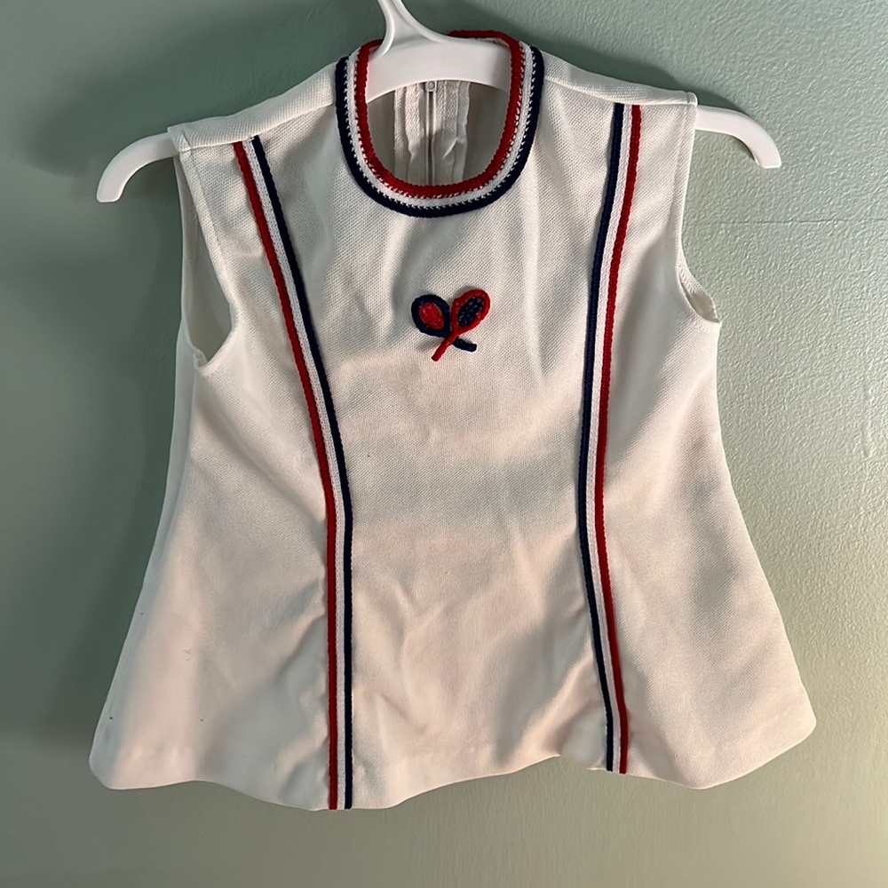 Dress with tennis theme